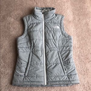 North Face grey vest